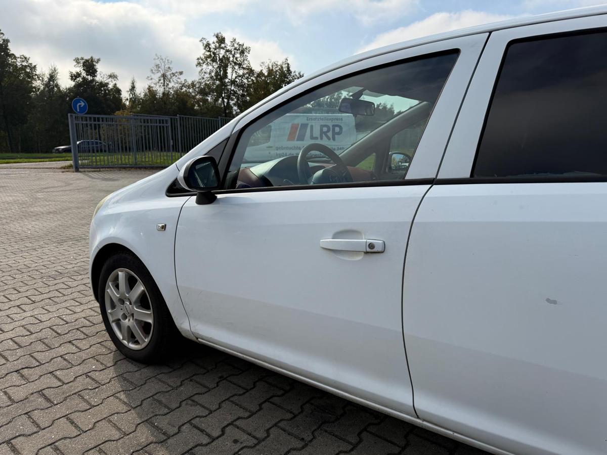 Opel Corsa D original Tür vorn links Y474 Casablancaweiß Rohbau 5 Türer BJ08